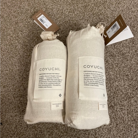 Coyuchi Euro shams - Picture 2 of 4